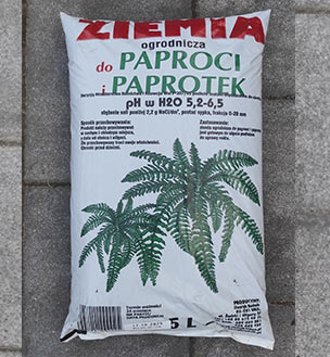 Ziemia do PAPROTEK I PAPROCI